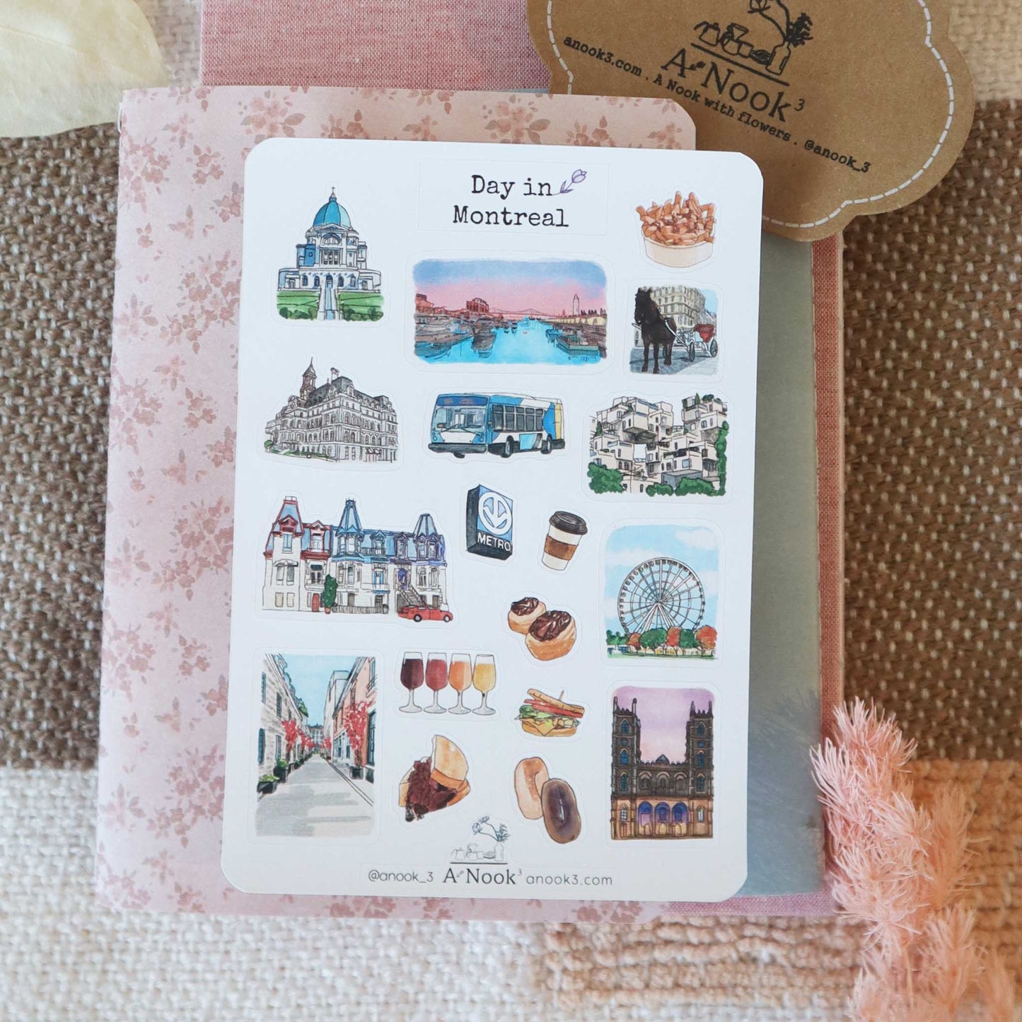 montreal stickers for scrapbook by anook3