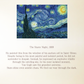 The Van Gogh Gallery Set : Finding Stars in the Dark