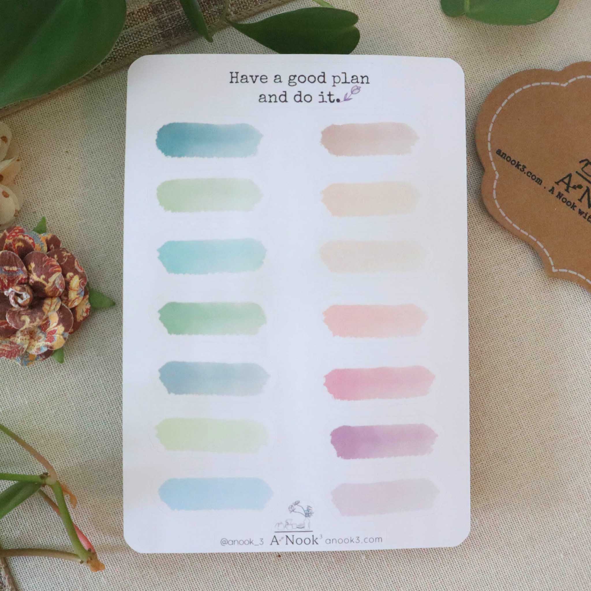 Blank header Sticker Sheet for Bullet Journal – ANOOK3