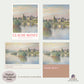 Claude Monet Banks of the Seine Wall Art Set of 2