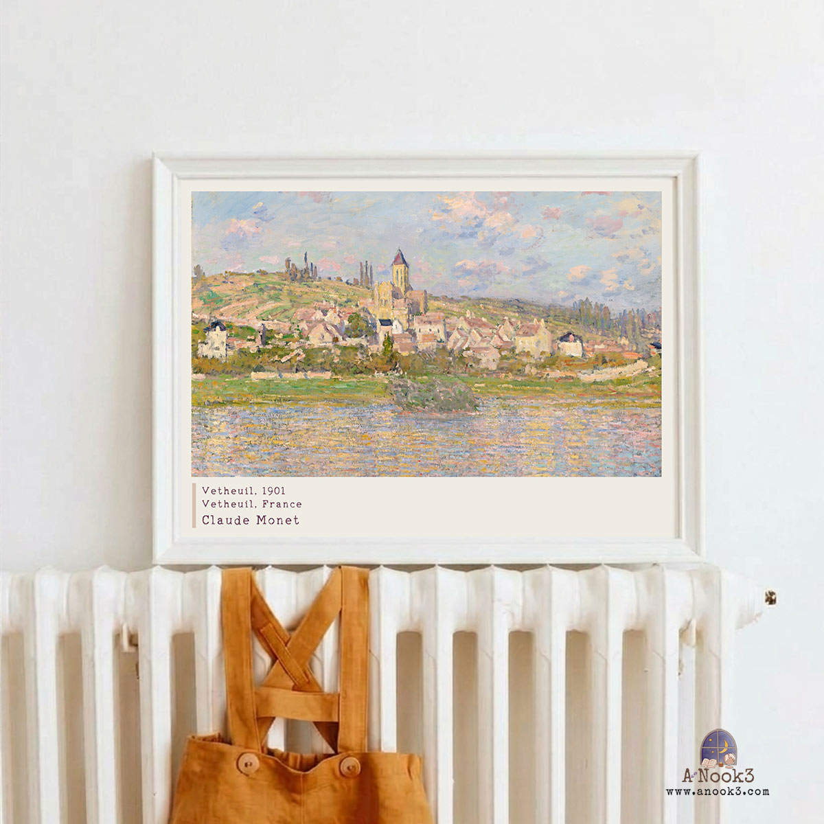 Claude Monet Banks of the Seine Wall Art Set of 2