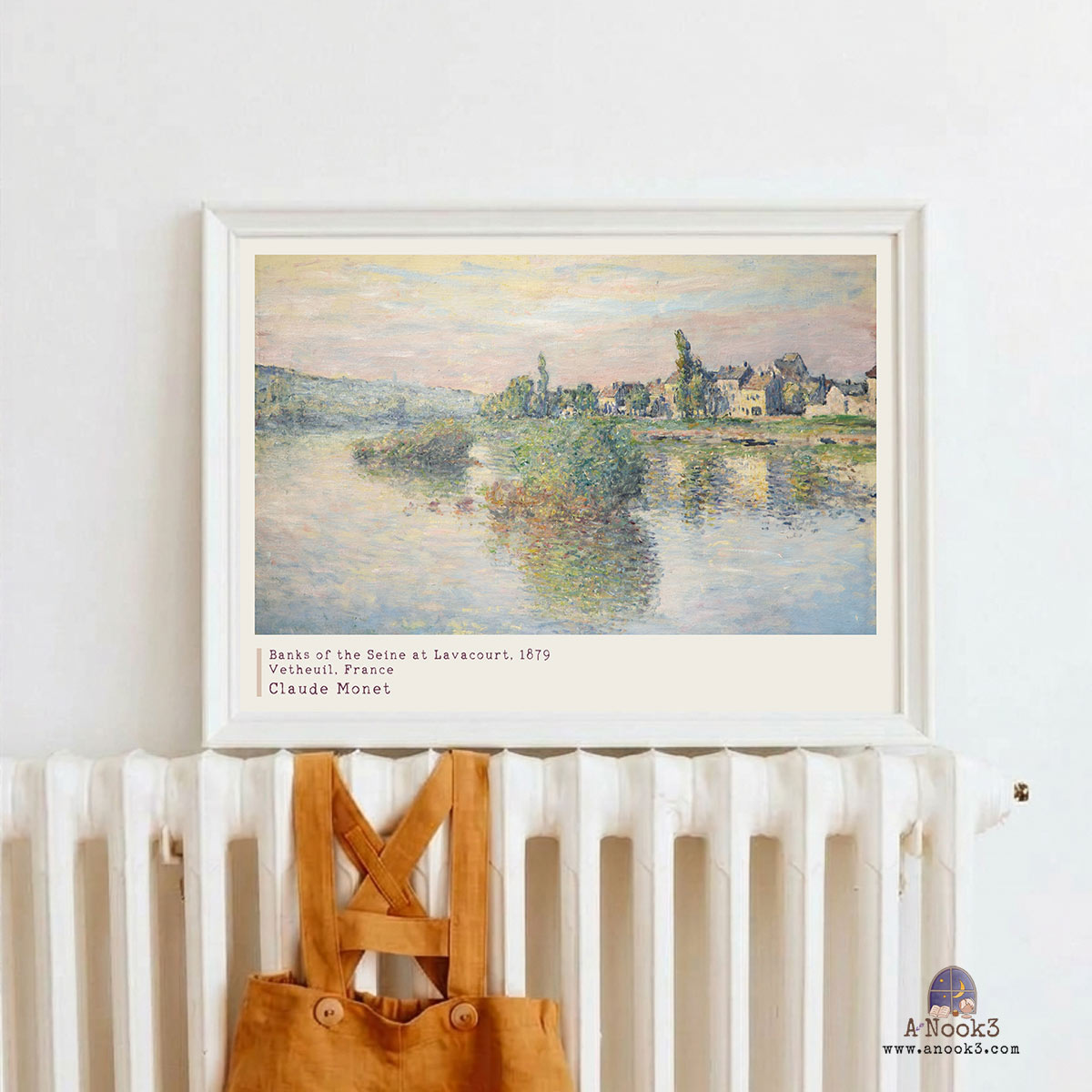 Claude Monet Banks of the Seine Wall Art Set of 2