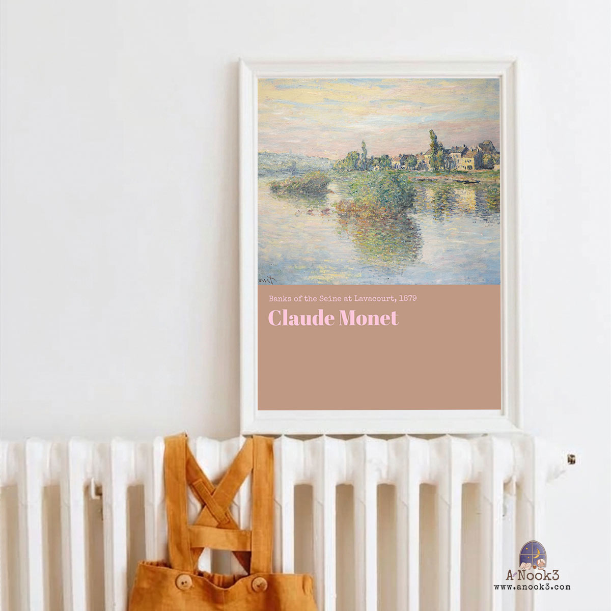 Claude Monet Banks of the Seine Wall Art Set of 2