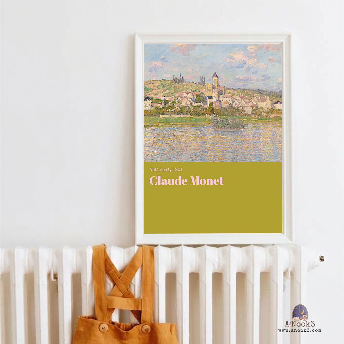 Claude Monet Banks of the Seine Wall Art Set of 2