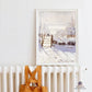 Claude Monet Winter Paintings Wall Art Set of 3