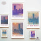 Claude Monet The Houses of Parliament Wall Art Set of 4