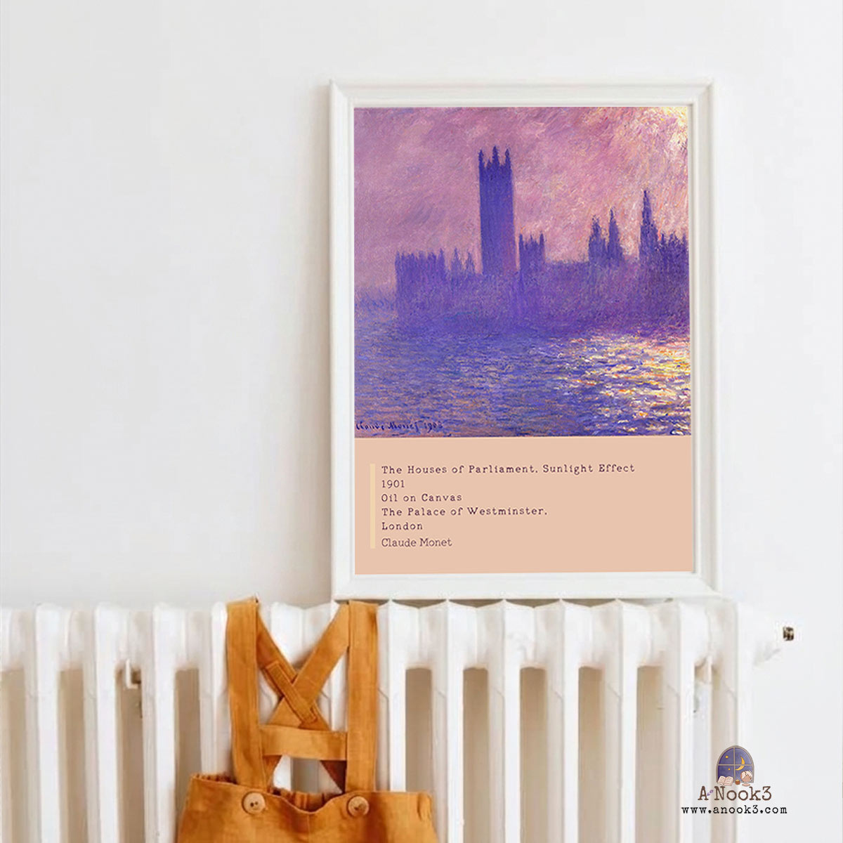 Claude Monet The Houses of Parliament Wall Art Set of 4