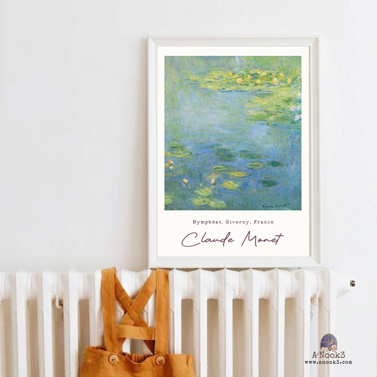 Claude Monet Water Lilies Wall Art Set of 3