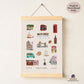 A Day in London Travel Poster | Printable London Wall Art