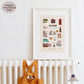 A Day in London Travel Poster | Printable London Wall Art