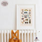 A Day in New York Travel Poster | Printable New York Wall Art