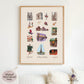 A Day in Paris Travel Poster | Printable Paris Wall Art