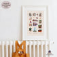 A Day in Paris Travel Poster | Printable Paris Wall Art