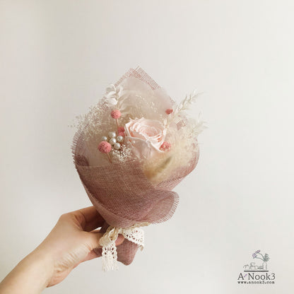[Pick-Up] Pastel Pink Eternal Roses Petite Bouquet