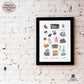 A Day in Seoul Travel Poster | Printable Seoul Wall Art