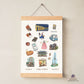 A Day in Seoul Travel Poster | Printable Seoul Wall Art