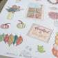 Fall stickers for scrapbook