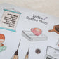 Indie Coffee Shop stickers for scrapbook