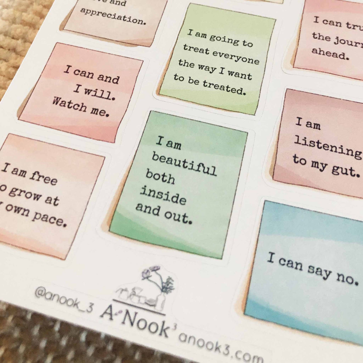 self confidence quote sticker