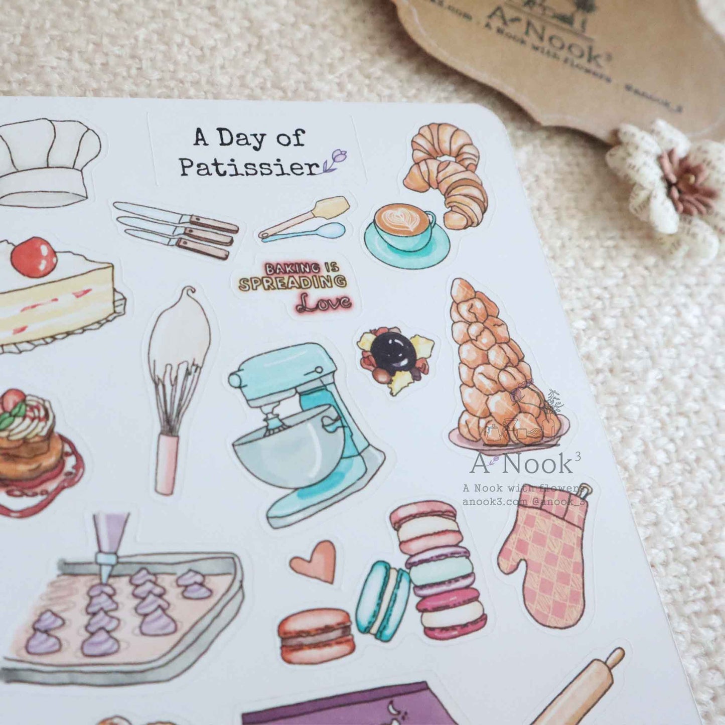 dessert stickers for planner