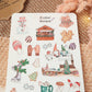 winter market stickers for scrapbook