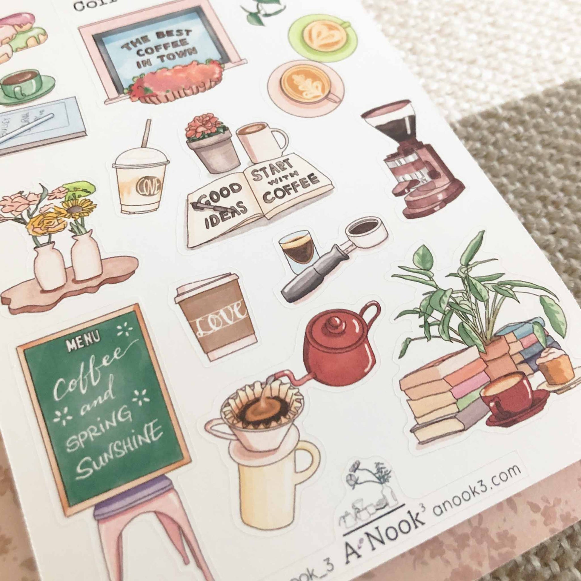 Bullet Journal Weekly Stickers | Peach Weekly BUJO Stickers Sticker for  Sale by Rylee Autumn